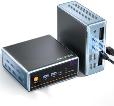 PELADN WO4 Mini PC,AMD Ryzen5 5500U (6C/12T up to 4.0Ghz),