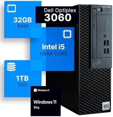 Dell Optiplex 3060 Desktop Computer | Intel i5-8500 (3.2) |