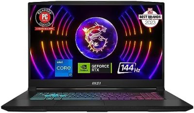 MSI Katana 17 Gaming Laptop: 13th Gen Intel Core i7,