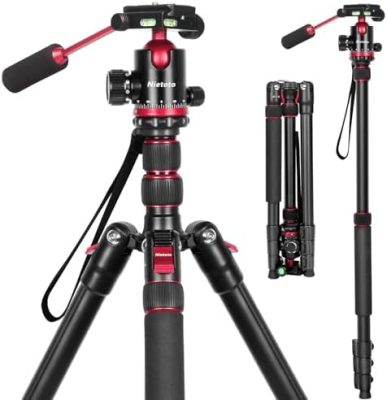 2 in1 Lightweight Video Camera Tripods • 68" Tripod for