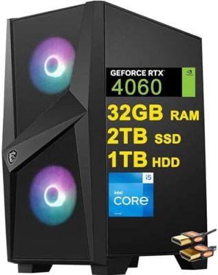 MSI Codex R Gaming Desktop Intel 10-Core i5-13400F (Beats i7-12700F)