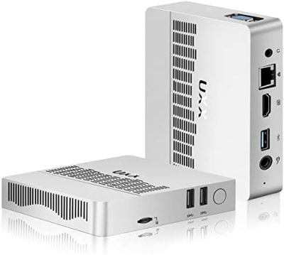 Mini PC Support 512GB M.2 SSD, Intel Celeron N3350 (Up