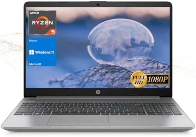 HP Essential 255 G8 Laptop, 15.6" FHD Display, AMD Ryzen