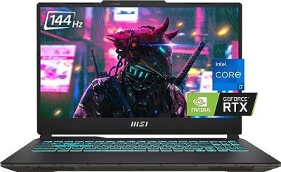 MSI Cyborg 15 Gaming Laptop, 15.6" 144Hz FHD IPS Display,