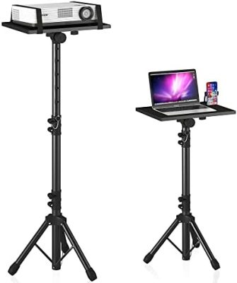 Projector Stand Tripod from 23" to 46", Laptop Tripod Stand