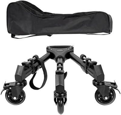 SmallRig Universal Photography Tripod Dolly, Heavy Duty with 3" Rubber