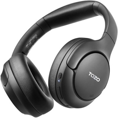 TOZO HT2 Hybrid Active Noise Cancelling Headphones, Wireless Over Ear
