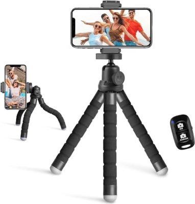 Eicaus Portable and Flexible Phone Tripod Stand for Cellphones, Compact