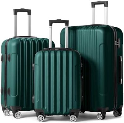 Karl home Luggage Set of 3 Hardside Carry on Suitcase