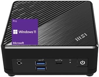 MSI Cubi N ADL Mini PC, Intel N100 Processor (Beats Intel i3-10100), 16GB RAM, 512GB SSD, Wi-Fi 5, S…