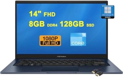 ASUS VivoBook 14 Business Laptop | 14" FHD Anti-Glare |