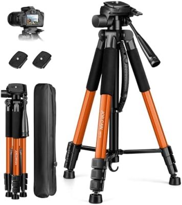 JOILCAN Camera Tripod, Heavy Duty Tripod for Camera, 67" Phone