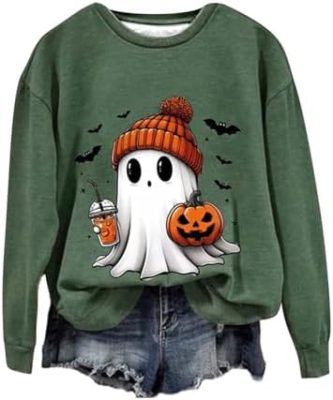 Sweatshirt for Women Oversized Graphic Comfy Long Sleeve Shirts Casual