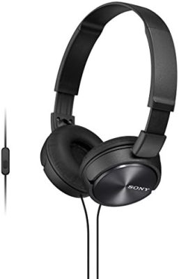 Sony MDR-ZX310AP ZX Series Wired On Ear Headphones with mic,