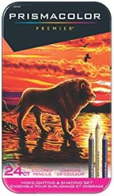 Prismacolor Premier Soft Core Colored Pencils, Vibrant Highlighting and Shading