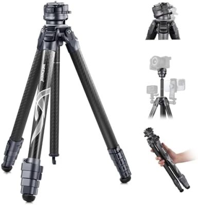 NEEWER LITETRIP LT32 62" Travel Tripod Carbon Fiber with ±15°