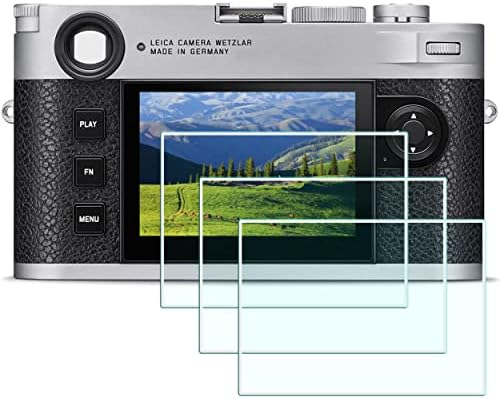 Screen Protector for Leica-M11 DSLR Camera(for accessories), [3 Pack] 0.3mm 9H Hardness Tempered Gla…