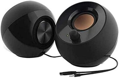 Creative Pebble 2.0 USB-Powered Desktop Speakers with Far-Field Drivers and