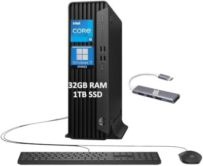 HP Elitedesk SFF 800 G9 Business Desktop PC (Intel 14-Core