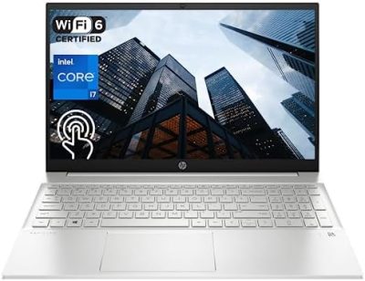 HP 2023 Latest Pavilion Business Laptop, 15.6" FHD Touchscreen, 13th
