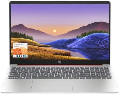 HP 15.6" Portable Laptop (Include 1 Year Microsoft 365), HD
