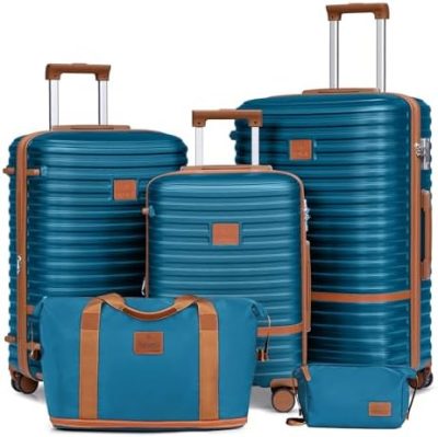 Joyway Luggage Set 3 Piece Suitcase Sets with Spinner Wheel,Hardside