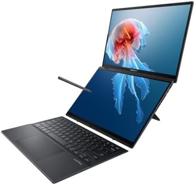 ASUS Zenbook Duo Laptop, Dual 14” OLED 3K 120Hz Touch