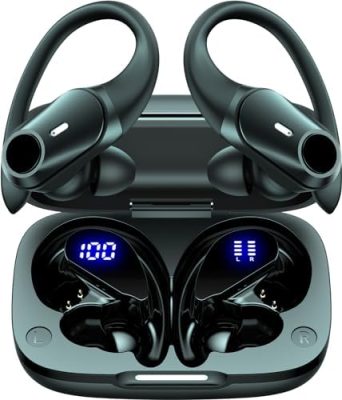 GOLREX Wireless Earbuds Bluetooth Headphones 80H Playtime Ear Buds with