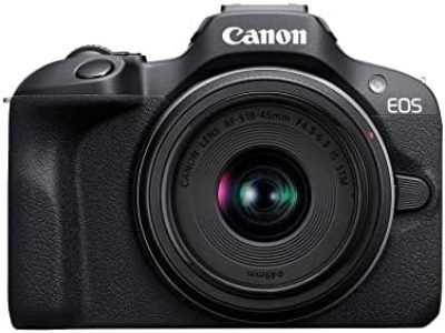 Canon EOS R100 Mirrorless Camera RF-S18-45mm F4.5-6.3 is STM &