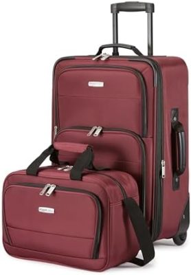 Amazon Basics Luggage Sets, One 23-Inch Carry On Softside Suitcase