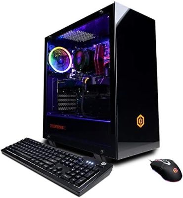 CYBERPOWERPC Gamer Master Gaming PC, AMD Ryzen 5 5600G 3.9GHz,
