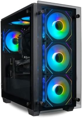 Stratos Micro Gaming Desktop - AMD Ryzen 7 5700G, 32GB
