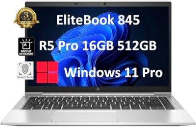 HP EliteBook 845 Business Laptop (14" FHD, AMD Ryzen 5