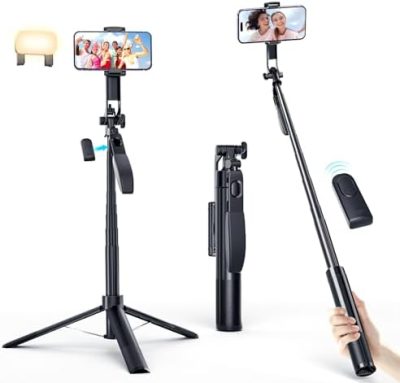Marchpower 67'' Tripod for Cell Phone, Selfie Stick Tripod for