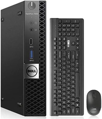 Dell OptiPlex 7050 Micro PC Mini Computers Desktop,Intel Core i7-6700T,32GB