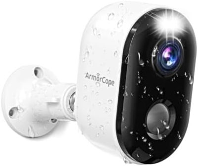 Security Cameras Wireless Outdoor, Battery Powered 2k Color Night Vision,