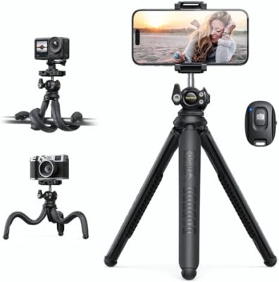 Lamicall Tripod for iPhone - 3 in 1 Flexible Phone