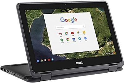 2021 Dell 11.6-inch Convertible 2-in-1 Touchscreen Chromebook, Intel Celeron Processor