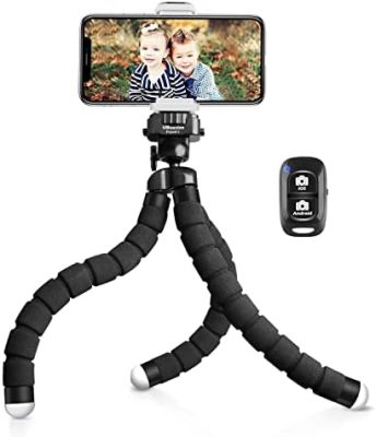 UBeesize Phone Tripod, Premium Flexible Phone Tripod with Remote and