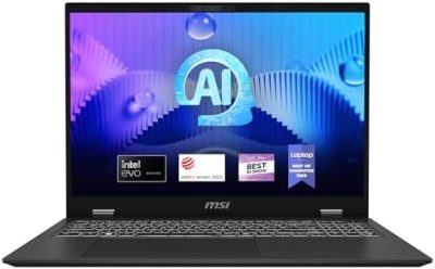 MSI Prestige 16 AI Evo Laptop: Intel Ultra 7-155H, 16"