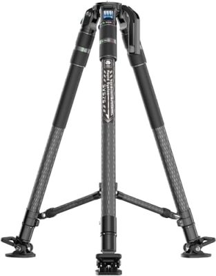 SIRUI SVS75 Professional Video Tripod, 61" Carbon Fiber Tripod with