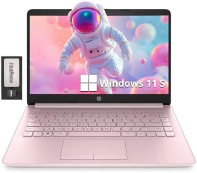 HP Stream 14" HD Lightweight Laptop, Intel Celeron N4120, 16GB