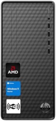 HP Desktop, AMD Ryzen 5 5600G, 12GB RAM, 512GB PCIe