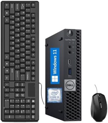 Dell Optiplex 7060 Mini PC Desktop, Micro Computer w/Intel Core