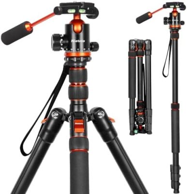 2 in1 Lightweight Video Camera Tripods • 68" Tripod for