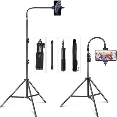 PIXEL Cell Phone Tripod for iPhone 80inch Tall Phone Video