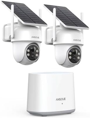 Security Cameras Wireless Outdoor Home System, 2 Camera Kit, No