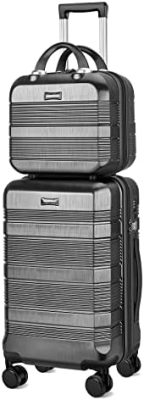 luggage sets 2 piece 19”Carry-on & 14” Cosmetic Bag，airline approved