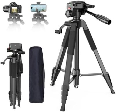 Tripod for Camera, 69 inches Camera Tripod Heavy Duty, Aluminum