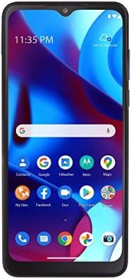 TracFone Moto g Pure (2021), 32GB, Blue - Prepaid Smartphone